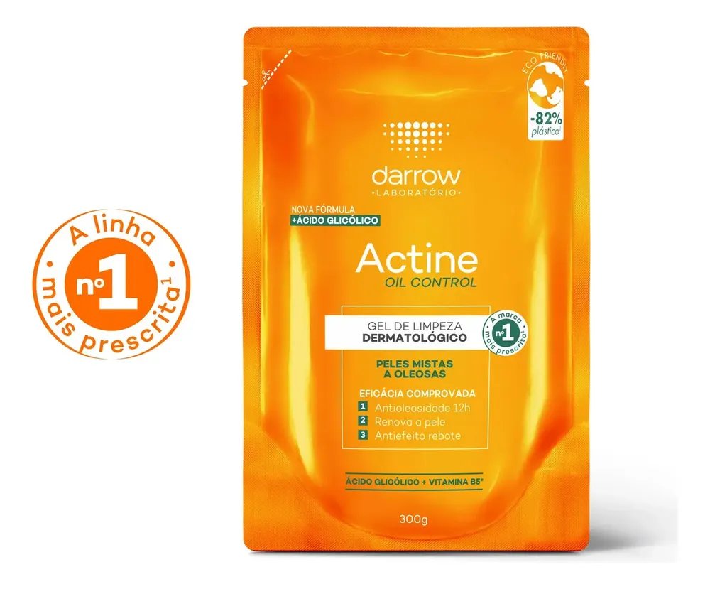 Gel de Limpeza Facial Darrow Actine Oil Control Refil 300g