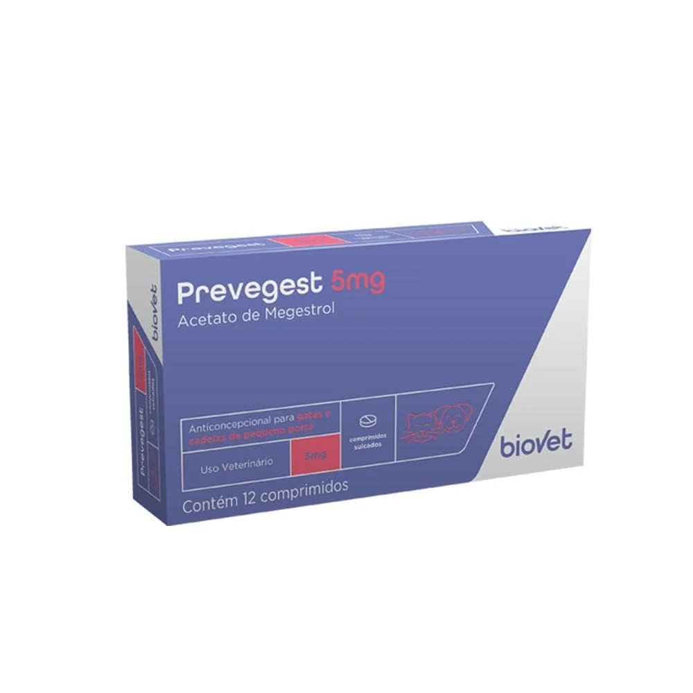 BIOVET Preve-Gest 5Mg C/12Comprimidos
