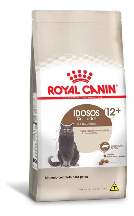Ração Royal Canin Castrados+ 12 Gato Senior 4kg