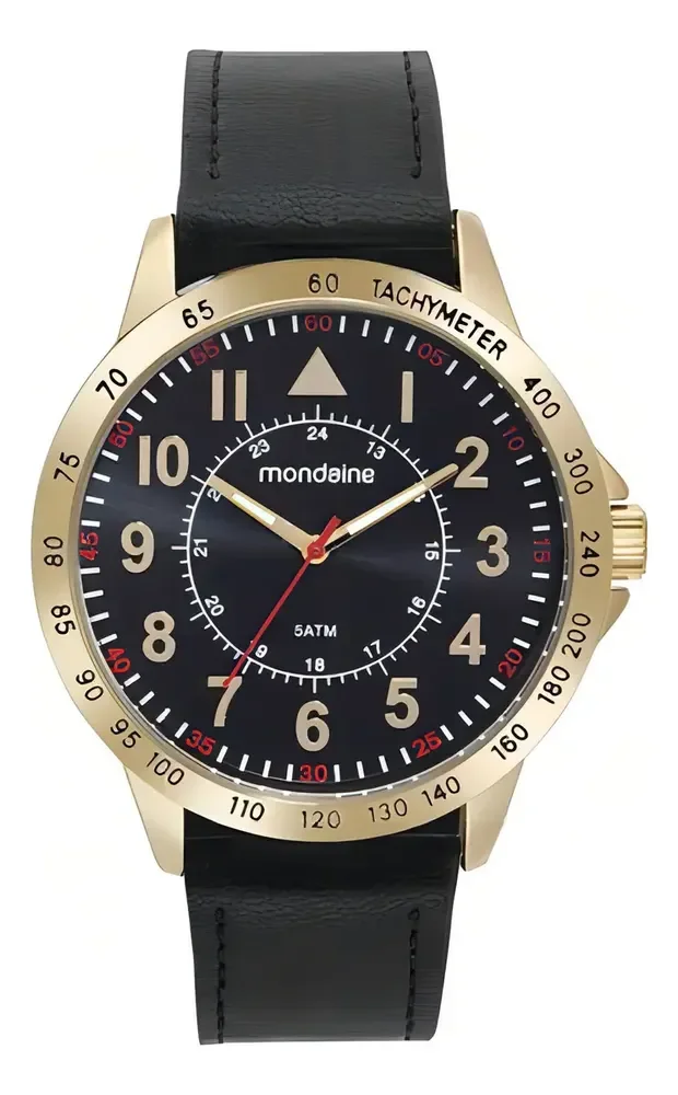 Relogio Mondaine Masculino 99666gpmvdh2 Casual Dourado