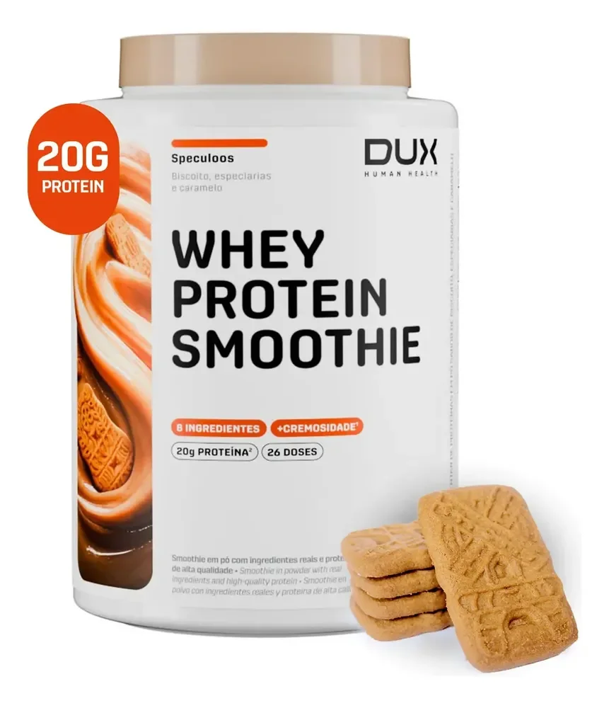 Whey Protein Dux Human Health Smoothie Pó 900g Speculoos