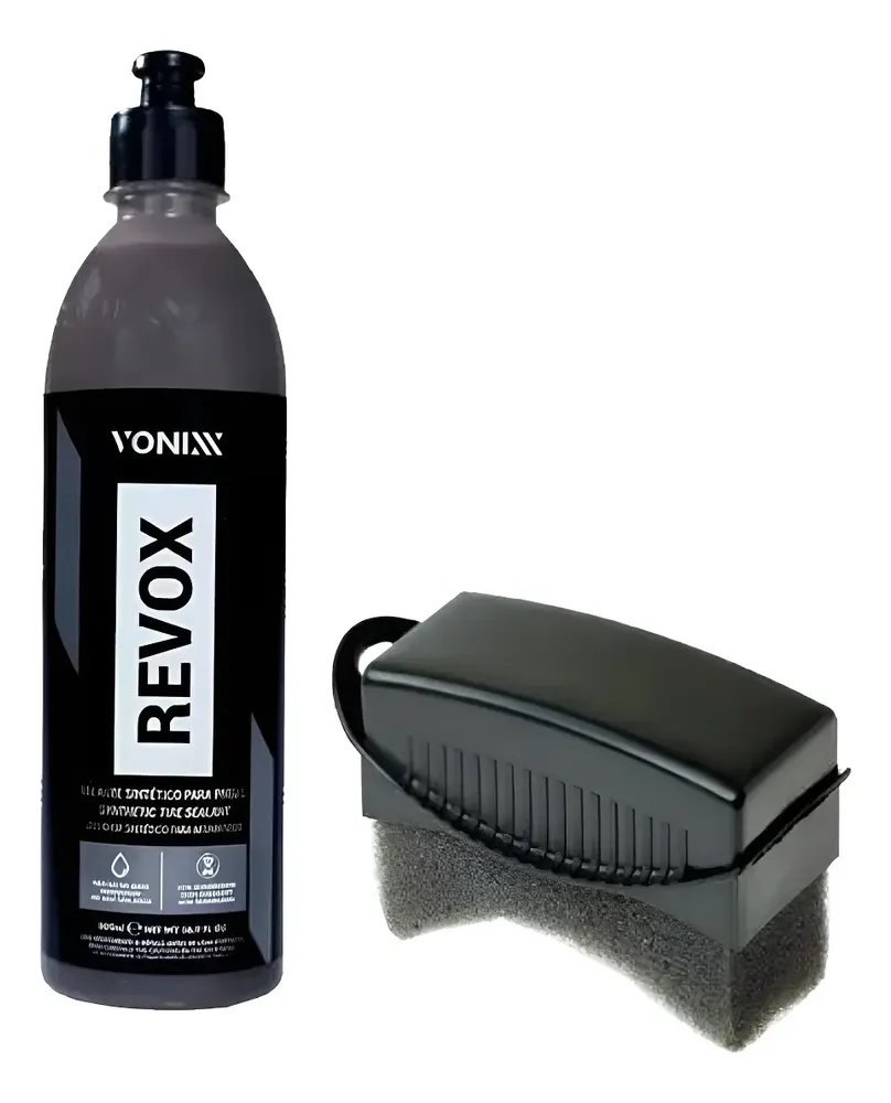 Revox Vonixx Pretinho Selante Pneus 500ml Aplicador Kit