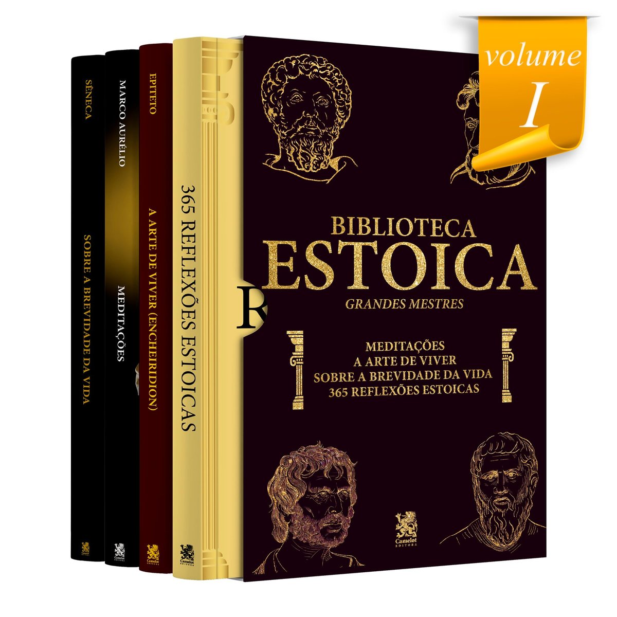 Biblioteca Estoica: Grandes Mestres Volume I - Box com 4 Livros