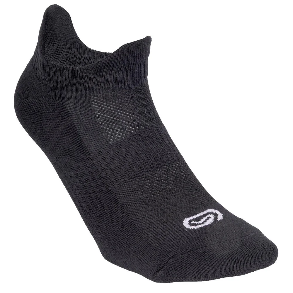 Meia Adulta de Corrida Confort Soquete Kit com 1 Par Kalenji Preta