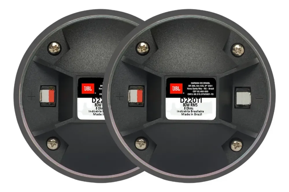 Kit 2 Driver Jbl Selenium D220ti Titanium 80w Rms 8 Ohms