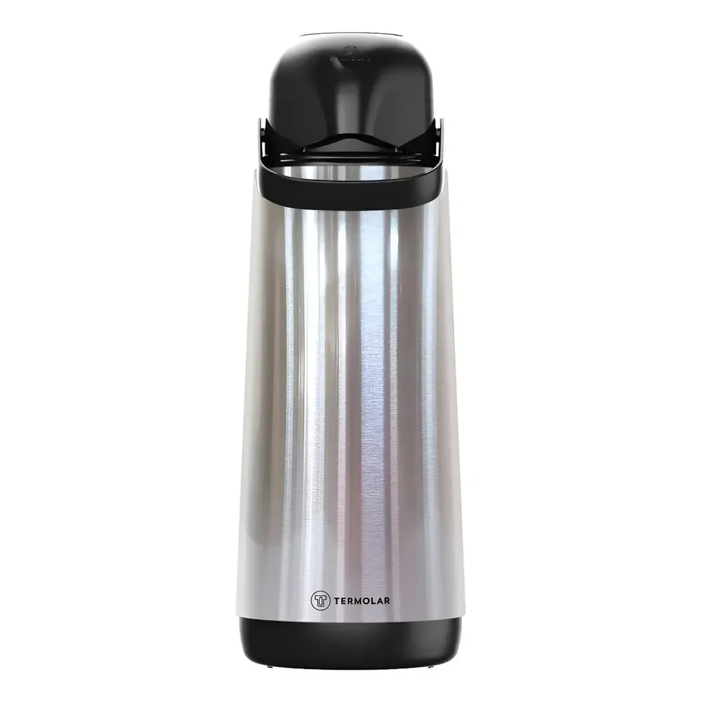 Garrafa Térmica Lúmina Inox 1.8l Termolar Cinza Prateado