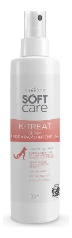Spray Hidratante Pet Pele Sensível K-treat Soft Care 100ml