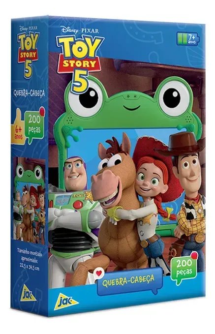 Toyster - Disney: Toy Story 5 - Quebra-cabeça 200 Peças - JAK