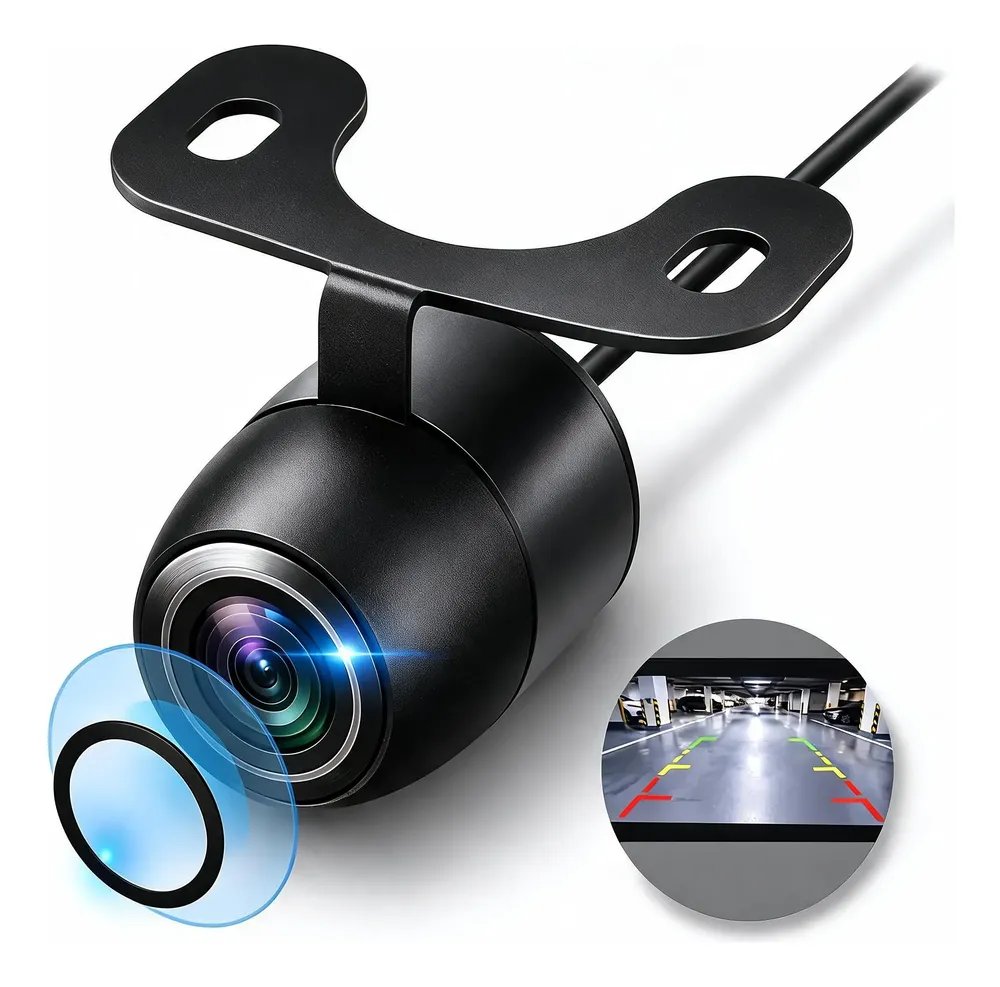 Câmera De Ré Universal Automotiva Full Hd Visão Noturna 12v