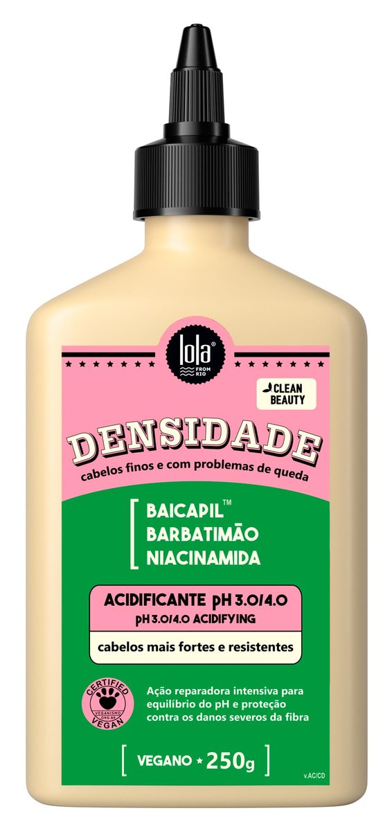Densidade Acidificante Capilar 250g, Lola Cosmetics