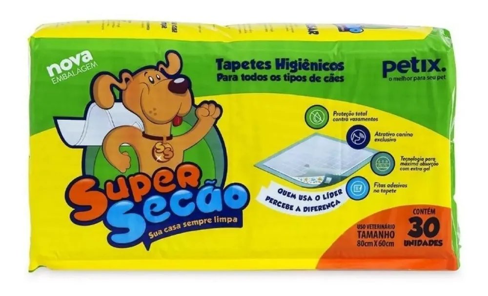 Tapete Super Secao 30 unidades 80x60