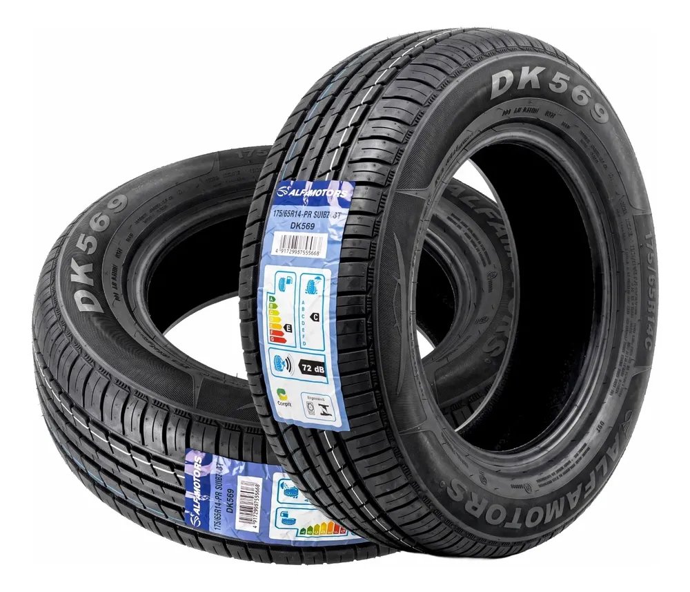 Kit 2 Pneus Aro 14 175/65r14c Alfamotors Dk569 Velocidade T T