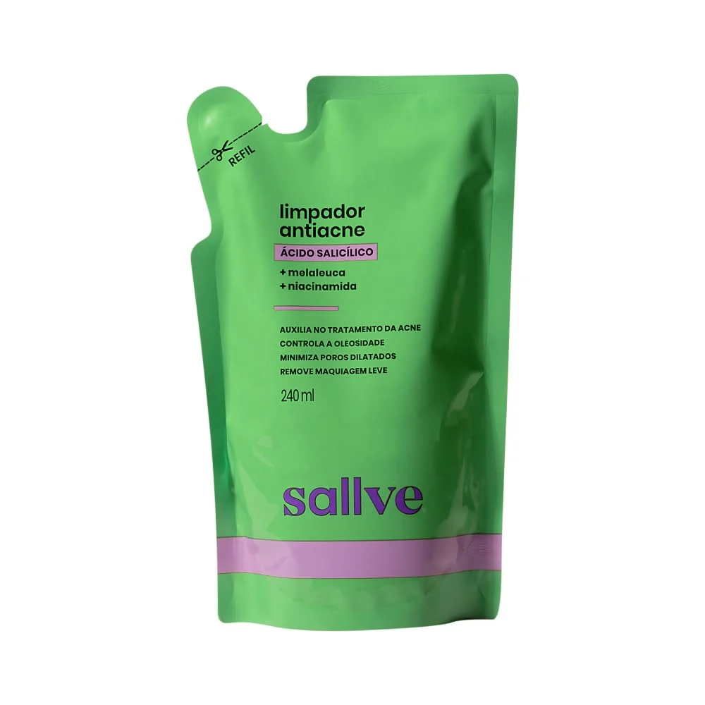 Sallve Refil Limpador Facial Antiacne 240ml