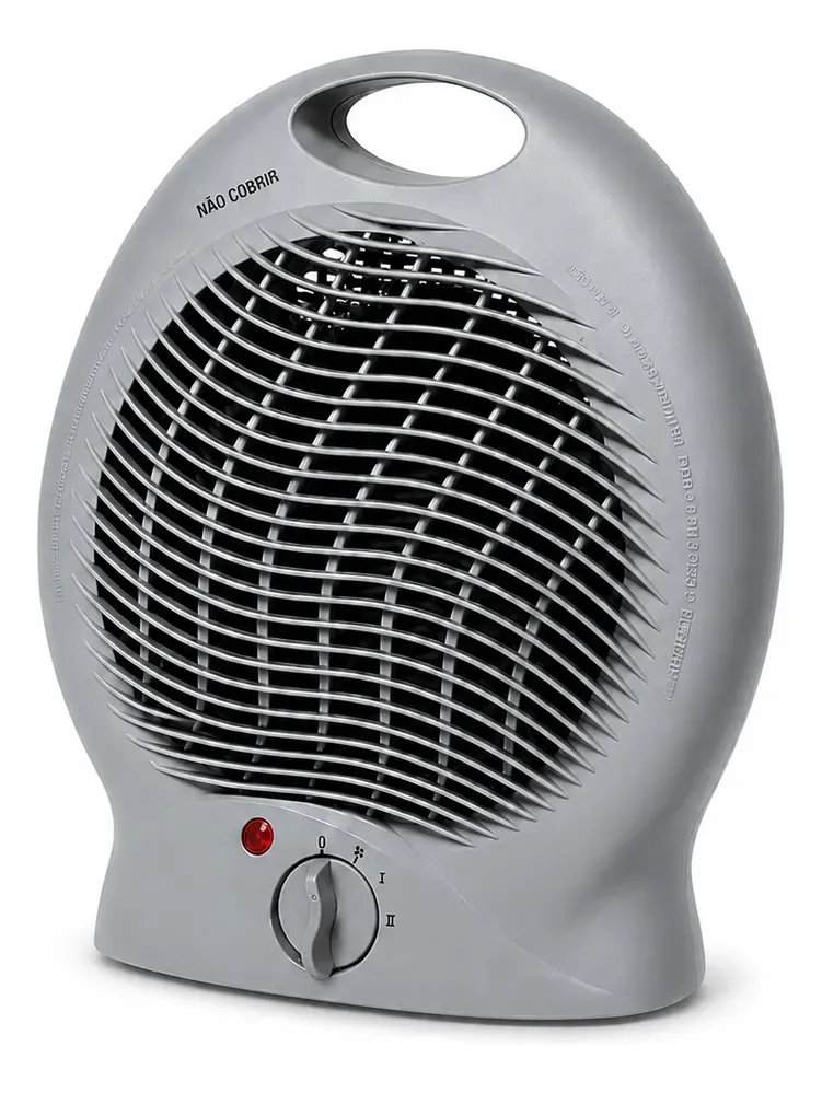 Aquecedor Elétrico Portátil Ventilador Ar Quente 127vou220v 220v
