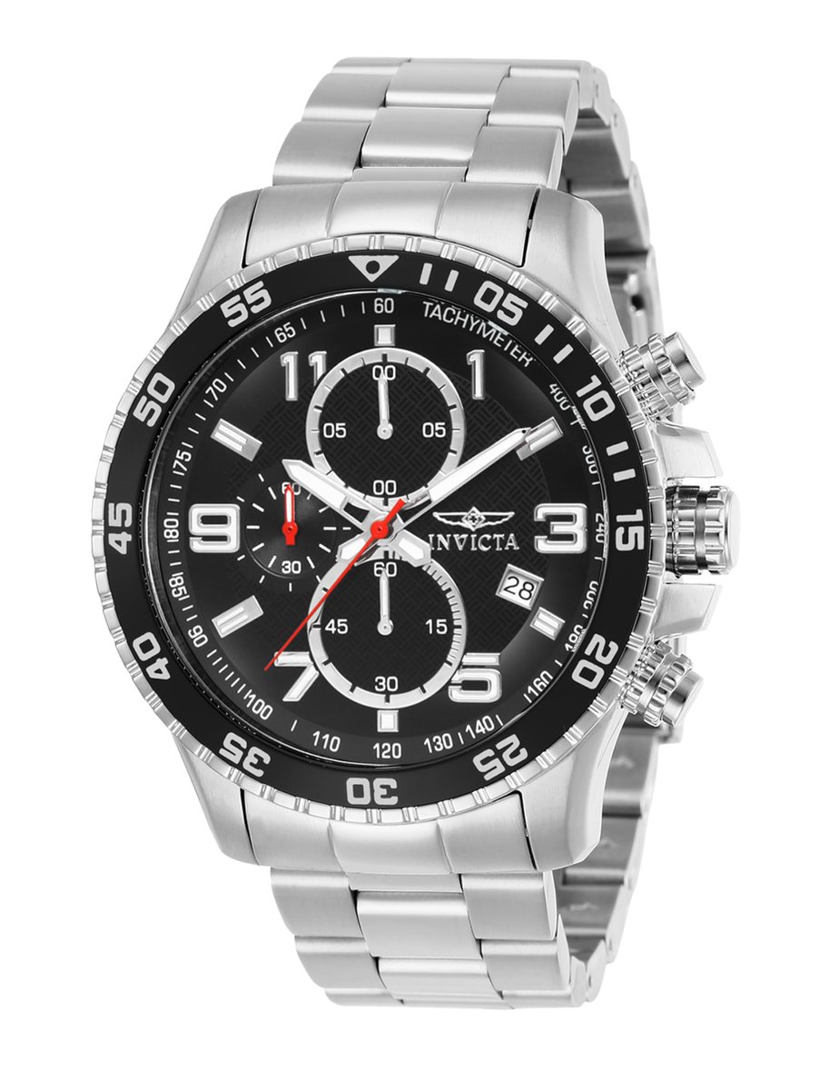 Invicta Relógio masculino de quartzo especial de aço inoxidável - 45 mm
