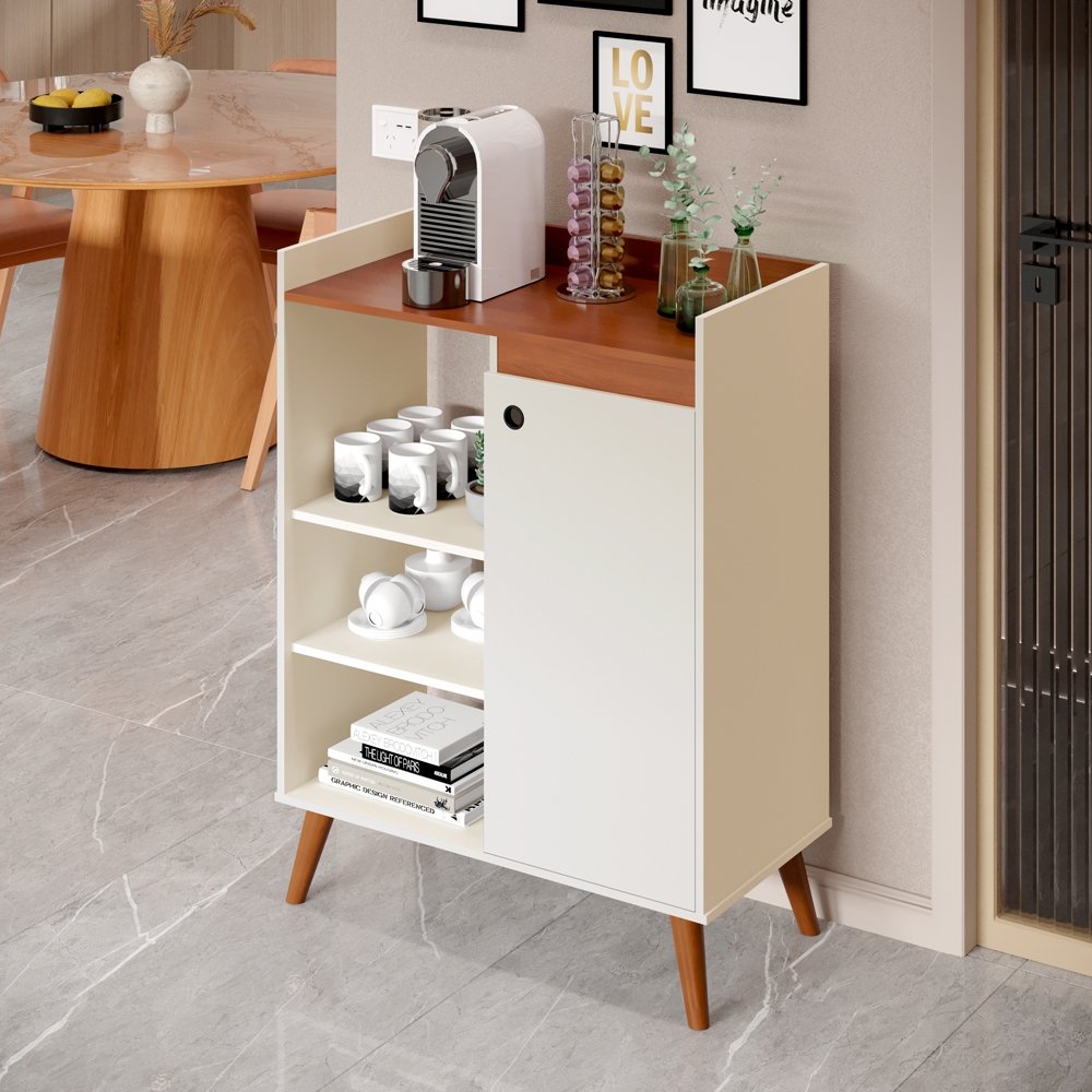 Buffet para casa barzinho aparador 1 porta com pés palito varias cores
