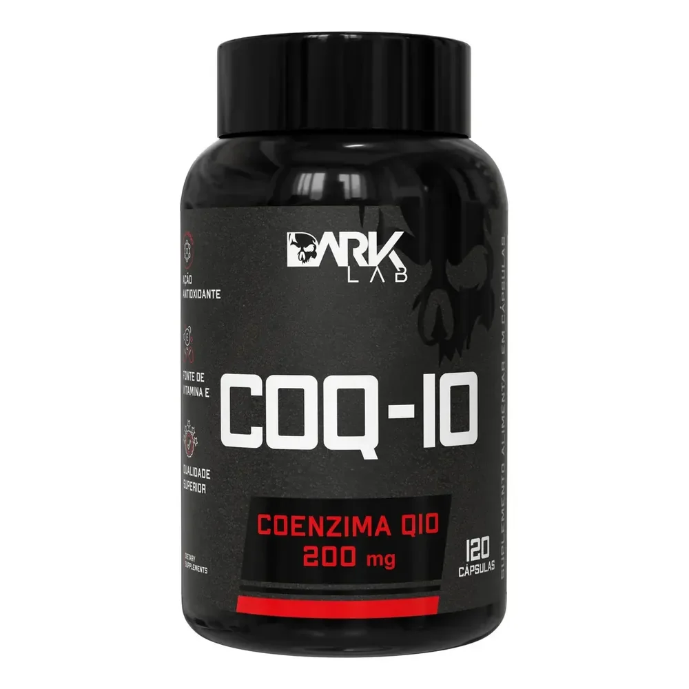 Coenzima Q10 200mg Por Porção 120 Cápsulas Dark Lab Sem Sabor