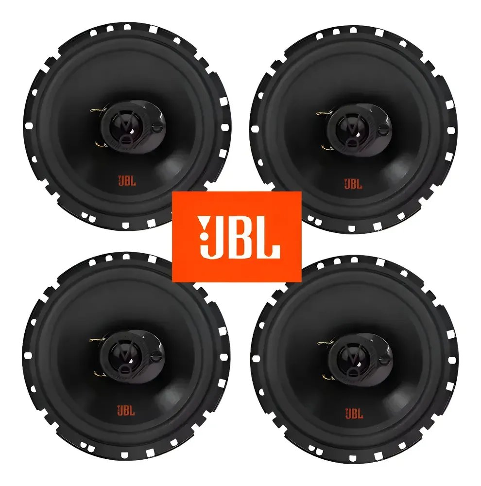 Kit 4 Alto Falante Original Jbl 6polegadas 220wrms Preto