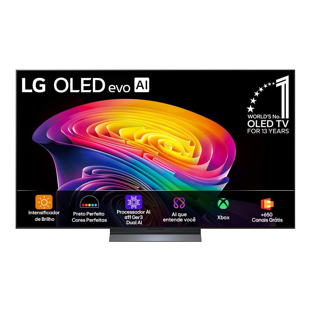 Smart TV LG OLED evo AI 4K C6 55 polegadas 2026