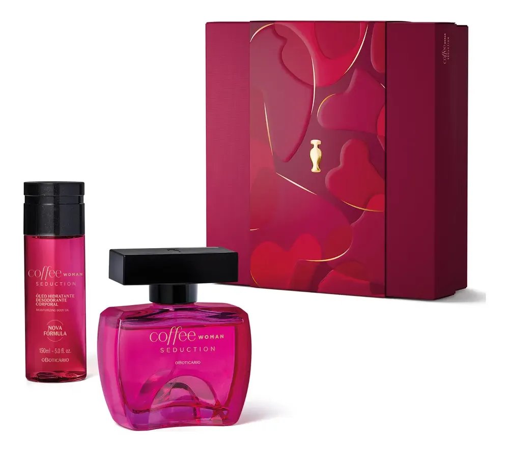 Presente Feminino Coffee Woman Seduction (2 Itens) O Boticário - Original. Com Fragrância Irresistível E Sensual
