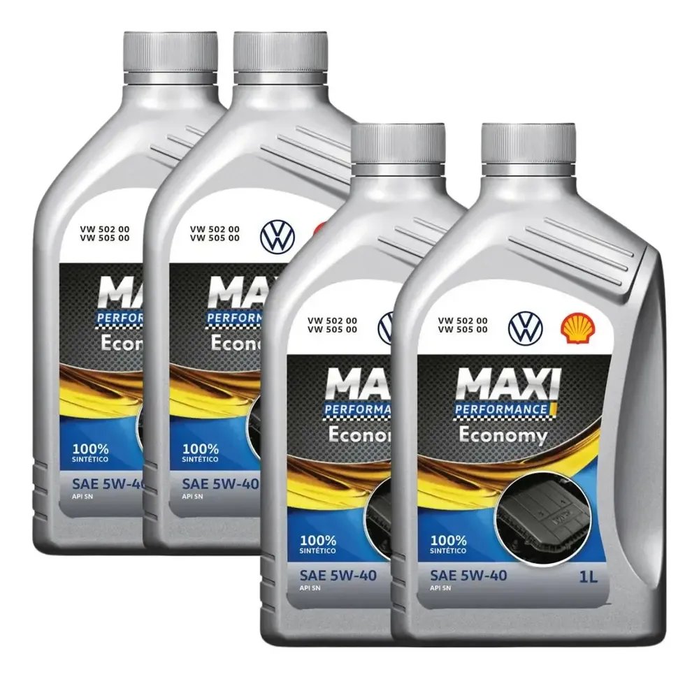 4 Litros De Óleo 5w40 502 00 Vw Gjzz502m2bra