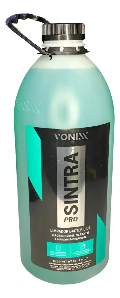 Limpador Interno Veículos Vonixx Sintra Pro 3 Litros Bactericida Azul