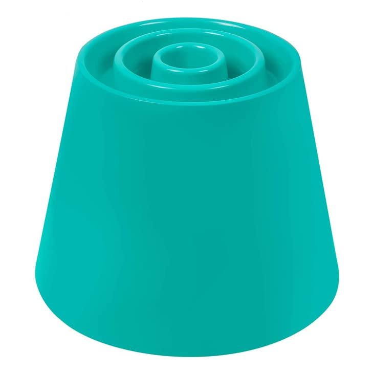 PET GAMES - Comedouro Funcional Lento e Alto Super Funcional, Divertido, Interativo e Resistente para Cães - DOG EAT M VERDE ÁGUA
