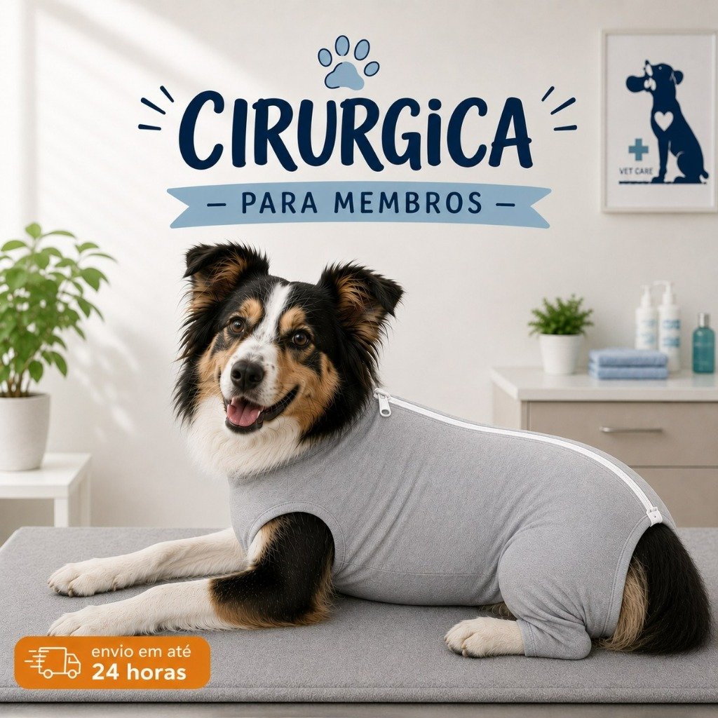 Roupa Pós Cirúrgica de Membros PET POSTERIORES /TRASEIRA Gaby pet