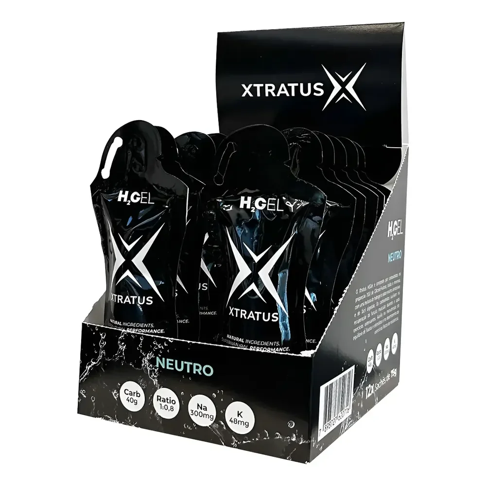 Gel Xtratus Hidrogel H2gel Neutro 40g Carbo (caixa 12un 75g) Neutro