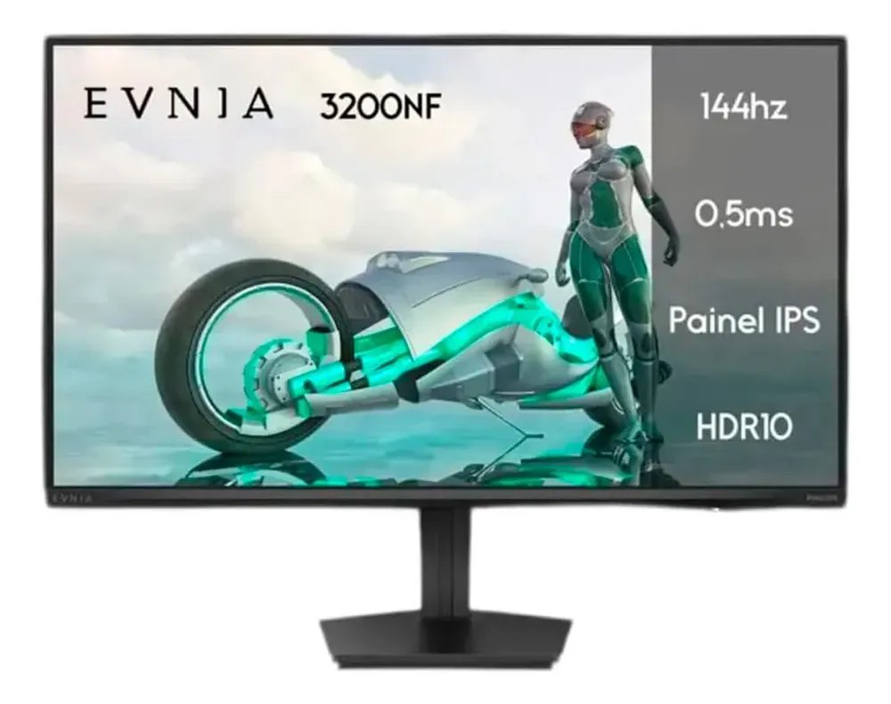 Monitor Gamer Philips Evnia 27'' Ips 144Hz 0.5ms Fhd27m2n3200nf Preto
