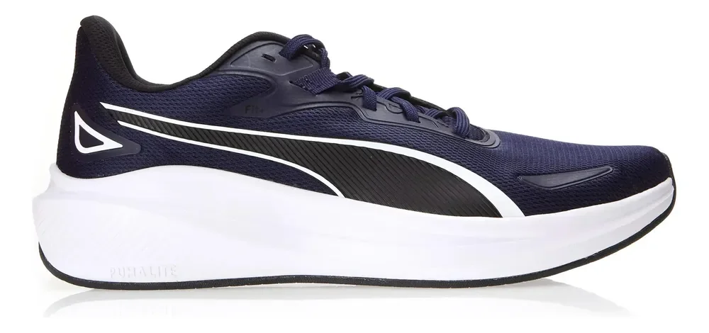 Tênis Masculino Skyrocket Lite Puma Puma Navy-puma Black-puma White Liso 42 Br