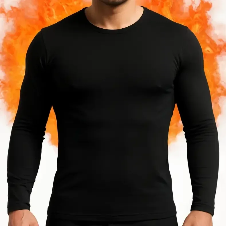 Camisa Blusa Térmica Feminina Masculina Segunda Pele Frio  Preto Camisa Térmica G Blusa De Frio Masculina
