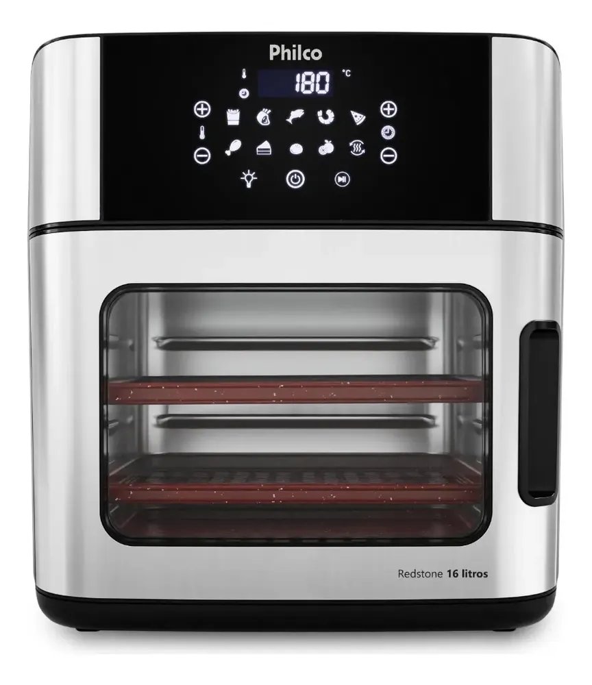 Fritadeira Air Fryer Philco PAF16A 4 Em 1 Painel Digital 16l