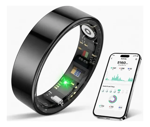 Anel Inteligente Zrse Monitor Cardíaco Sono Ios Android