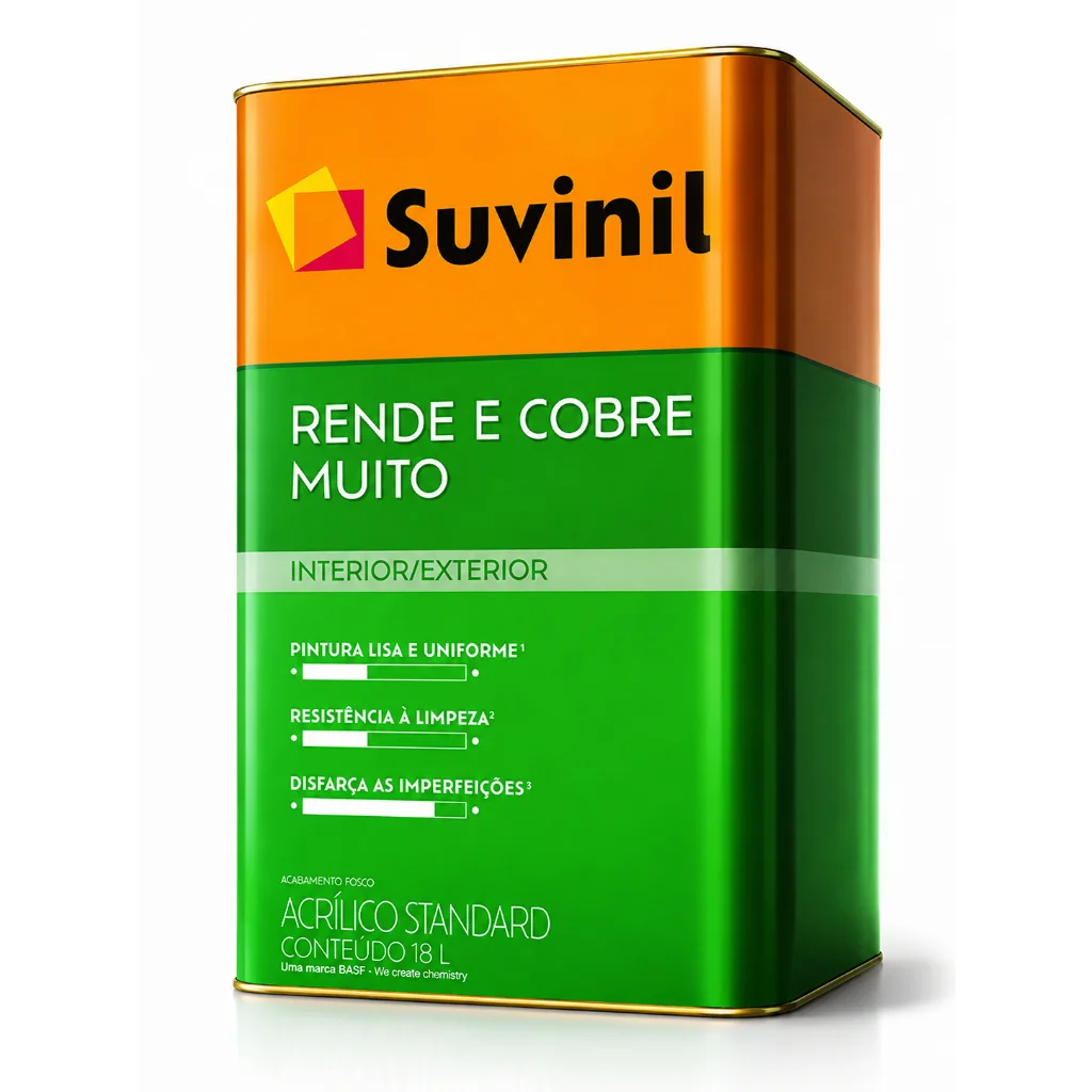 Tinta Rende & Cobre Muito Cores Básicas18L Suvinil