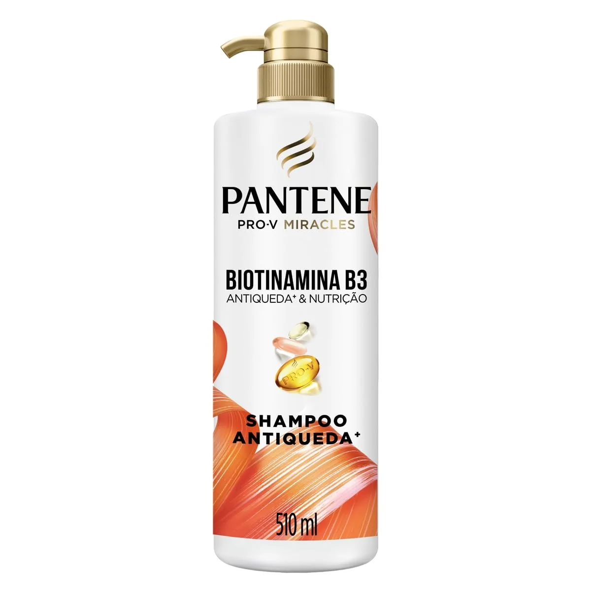 Pantene Pro-V Shampoo Biotinamina B3 Antiqueda e Nutrição 510 ml