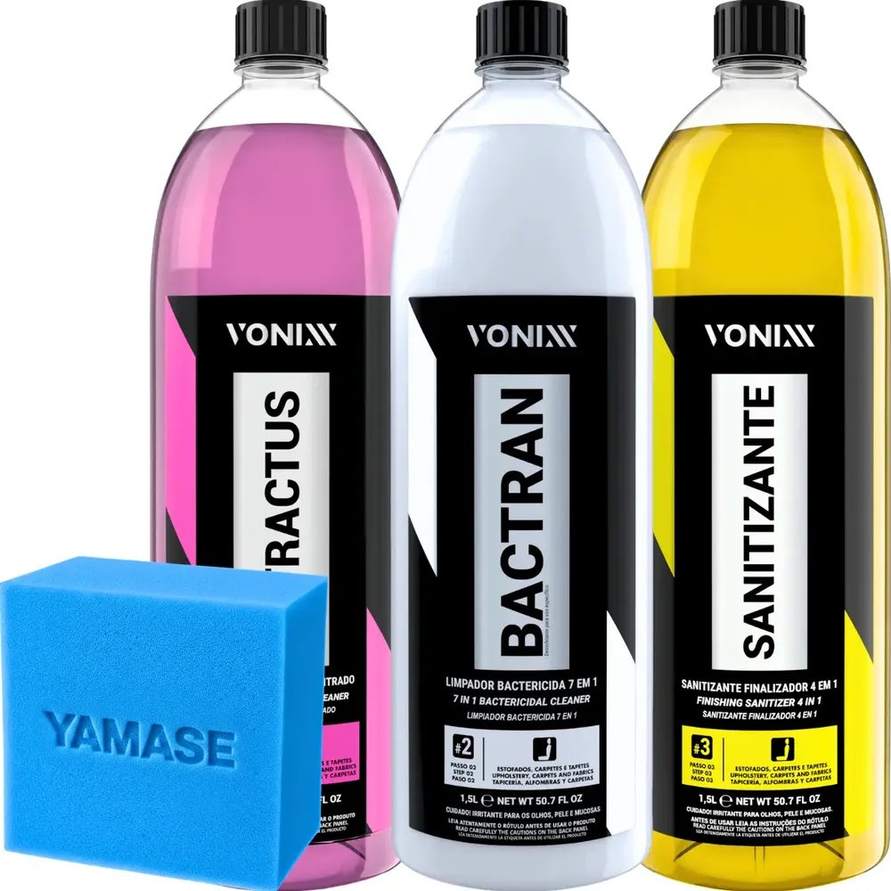 Produto Para Limpar Sofa Sanitizante Bactran Extractus Vonix