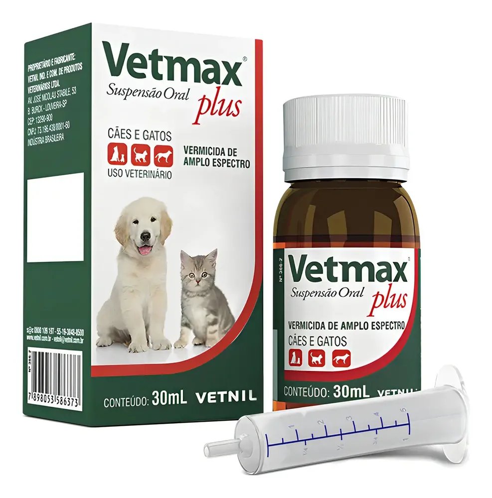 Vetmax Plus Suspensao Oral 30 Ml