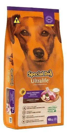 Ração Special Dog Ultralife Raça Peq. Adulto Cordeiro 10,1kg