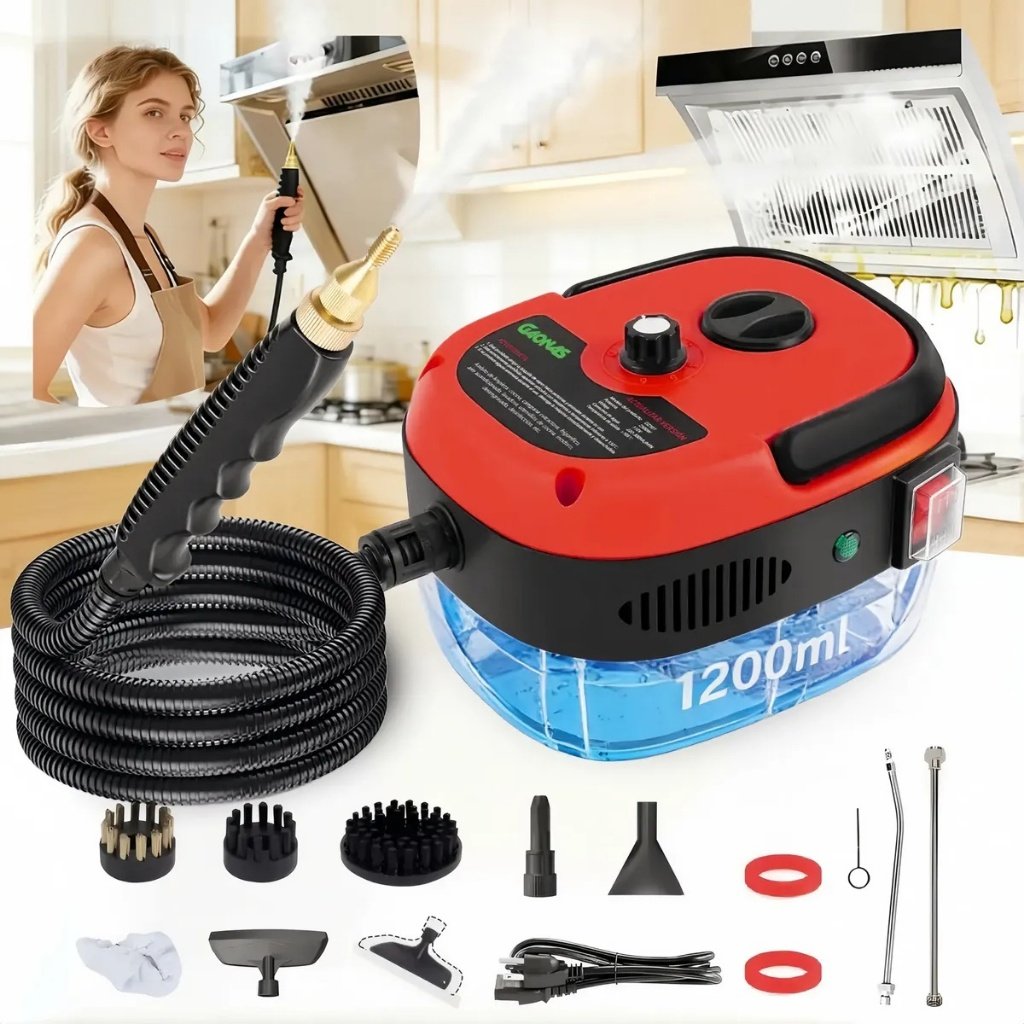 New Limpador A Vapor De Alta Temperatura 2500w Com AcessóRios E PressãO Limpeza MóVel Multifuncional Cozinha Handheld St