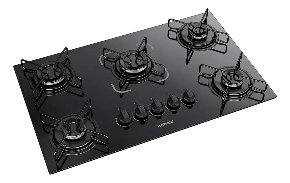 Cooktop Itatiaia Essencial 5 Bocas Preto