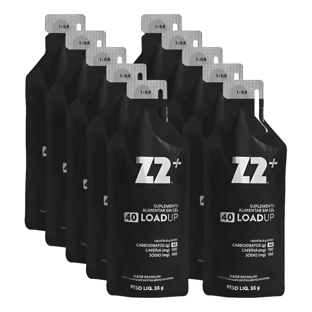 Energy Gel Z2+ Original Caf 40 Carb Box 10uni Sachê 55g Original