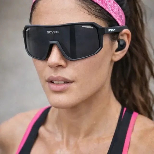 Óculos De Sol Esportivo Ciclismo Bike Corrida Scvcn Uv400