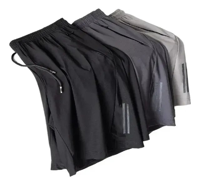 Kit 3 Bermuda Masculina Importada Seda  Secagem Rápida