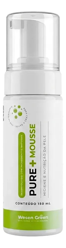 Pure+ Mousse 150ml Para Coceira Lambeduras Pele Sensível