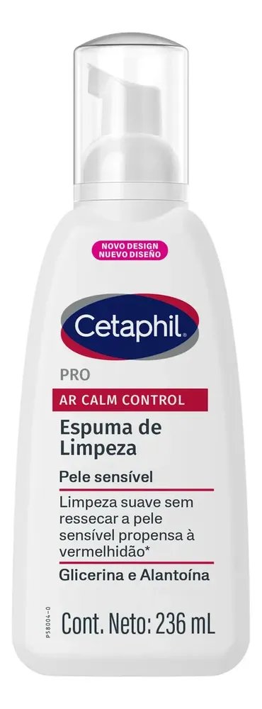 Cetaphil Pro AR Calm Control Espuma de Limpeza Facial para Pele Sensível 236ml