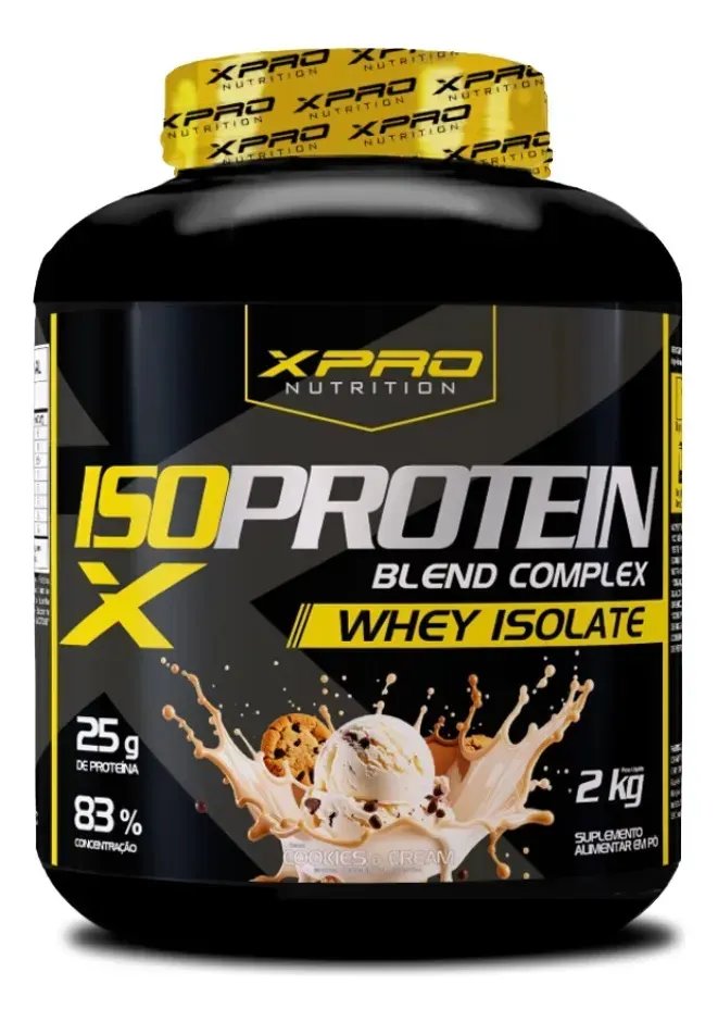 Whey protein XPro Nutrition Iso Blend Complex em pó sabor Biscoitos x 2kg