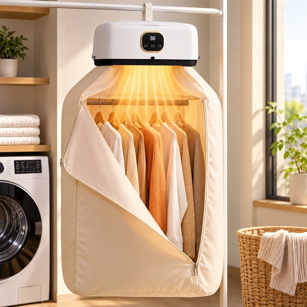 Secador de Roupas 110V / 220V Secadora Elétrica 600W Secagem Rápida