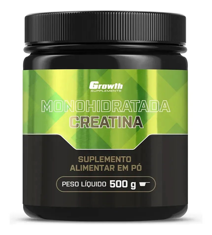 Creatina Growth Supplements Monohidratada em pó Sem sabor x 500g