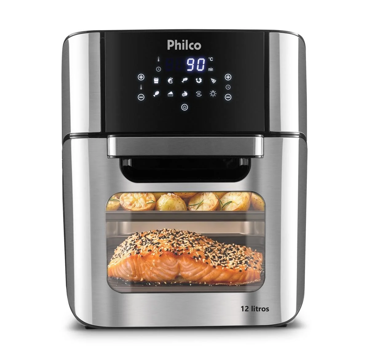 FRITADEIRA AIR FRYER PHILCO 12L PT PFR2200P 220V